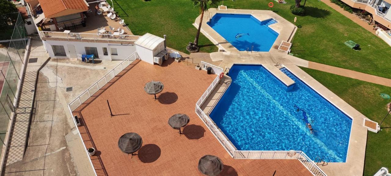 Saltillo Alto Gray Studio. Vistas Al Mar Y Piscina Torremolinos Buitenkant foto