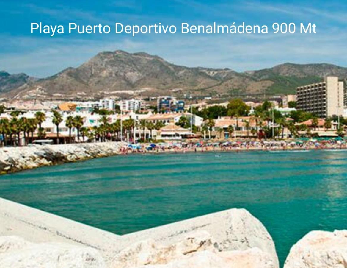 Saltillo Alto Gray Studio. Vistas Al Mar Y Piscina Torremolinos Buitenkant foto